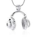 Headphones Ashes Necklace Pendant