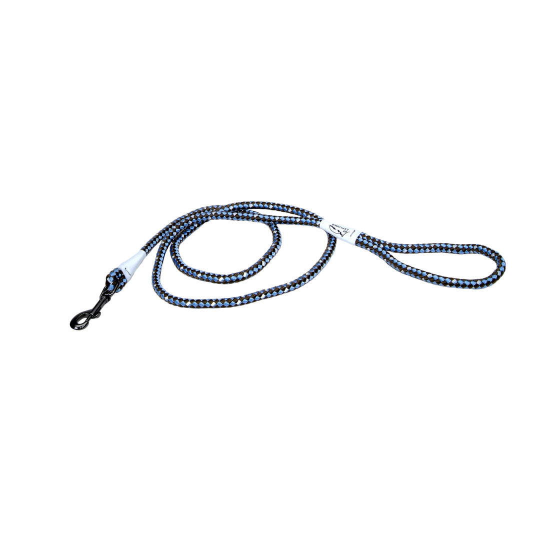 Braided Rope Snap Dog Leash Sapphire 6 foot