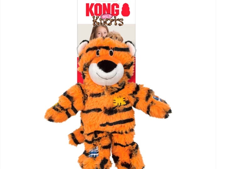 Wild Knots Tiger Dog Toy Medium