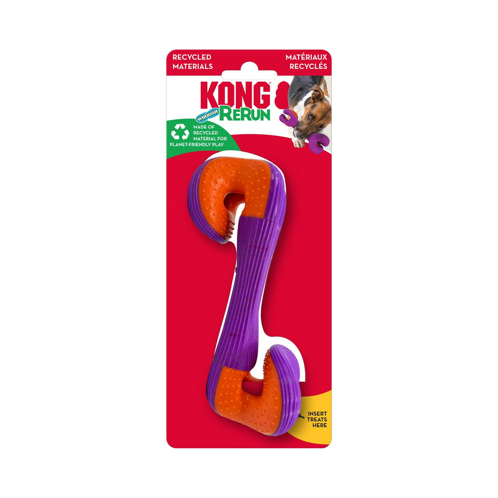 Rerun Whoosh Bone Dog Toy - Color Varies Med Lg Purple