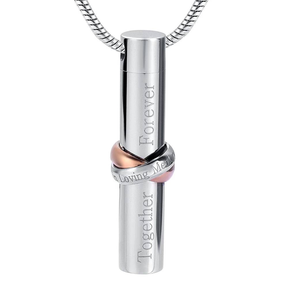 Together Forever Cremation Necklace Pendant