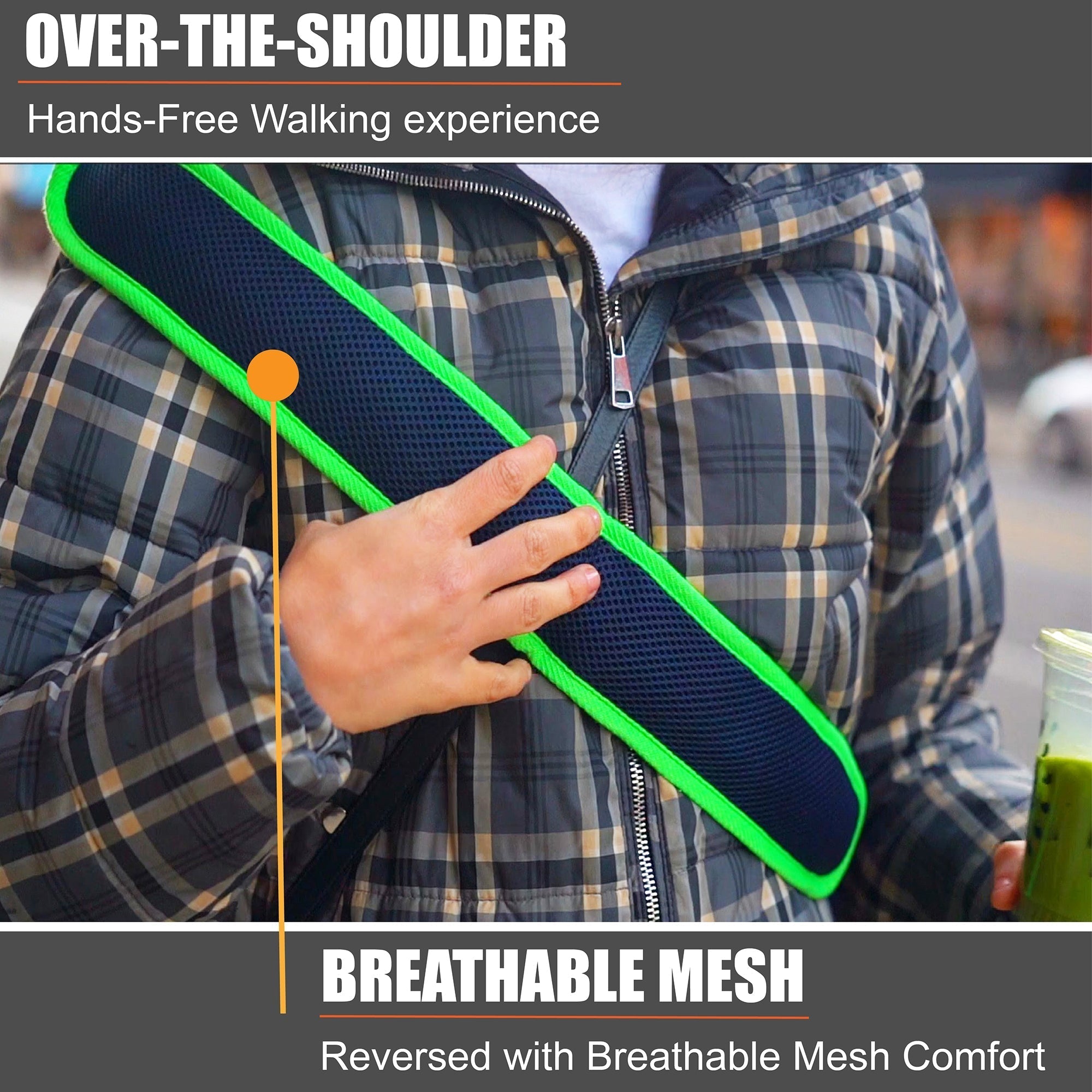 Pet Life ® 'Free-Fetcher' Hands Free Over-The-Shoulder Shock Absorbent Dog Leash