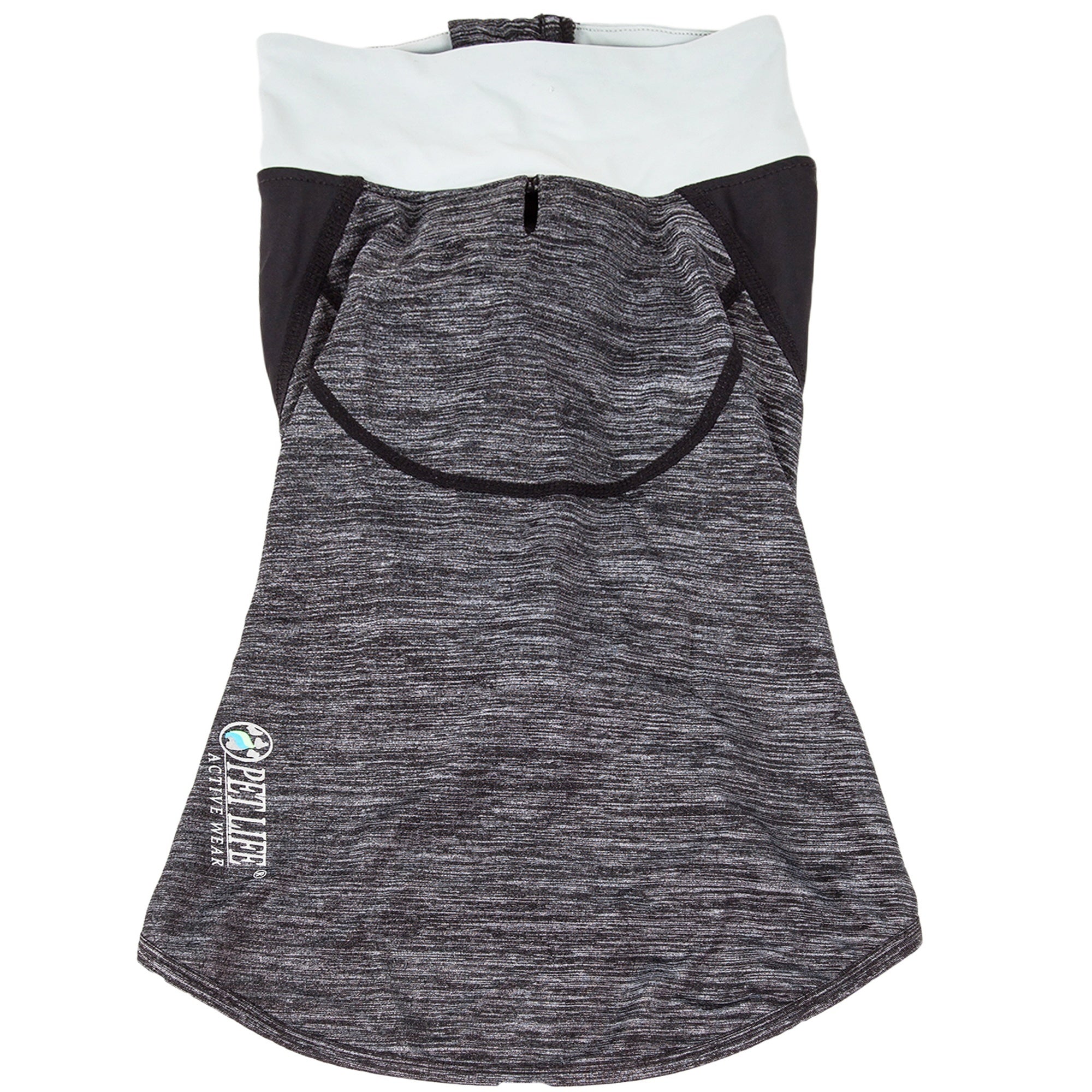 Pet Life ® Active 'Chewitt Wagassy' 4-Way-Stretch Yoga Fitness Long-Sleeve Dog T-Shirt