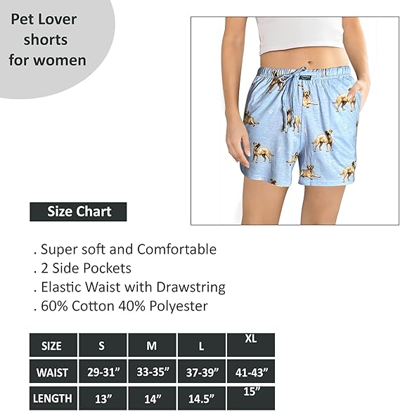 Labrador (Yellow) Pajama Shorts - Soft!