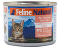 Lamb & Salmon Canned Wet Cat Food by Feline Naturals 6 oz Lamb & Salmon