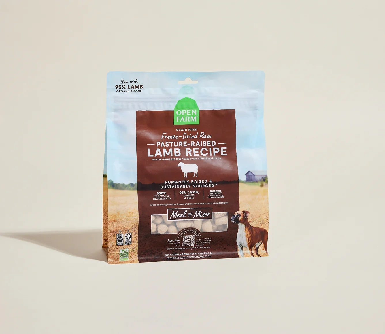 Pasture-Raised Lamb Freeze Dried Raw Morsels for Dogs 22 oz