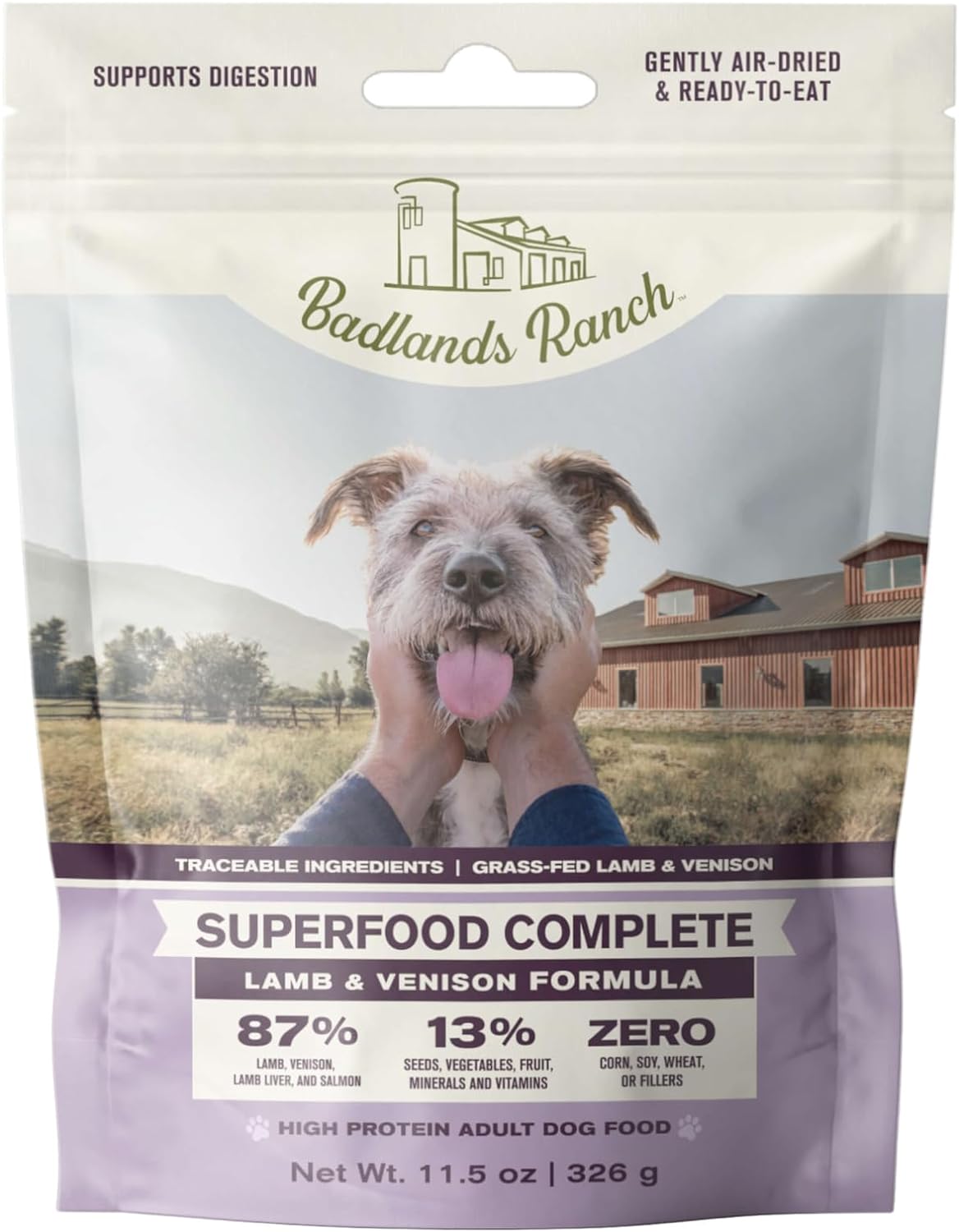 Badlands Ranch Lamb & Venison Dog Food 64 oz
