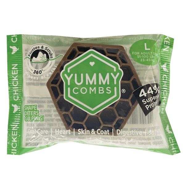 Dental Chew for Dogs - Yummy Combs Large