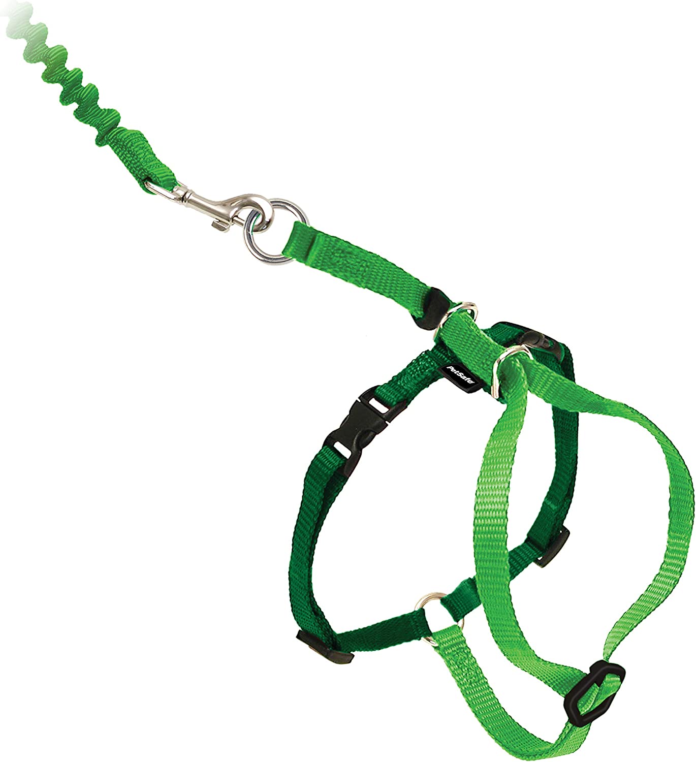 PetSafe Come with Me Kitty Harness and Bungee Leash, Electric Lime/Green Large