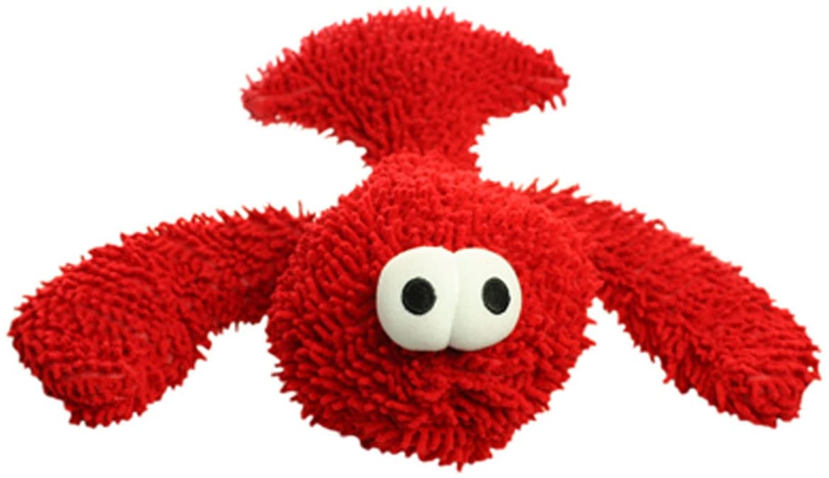 Microfiber Ball Lobster Dog Toy Large