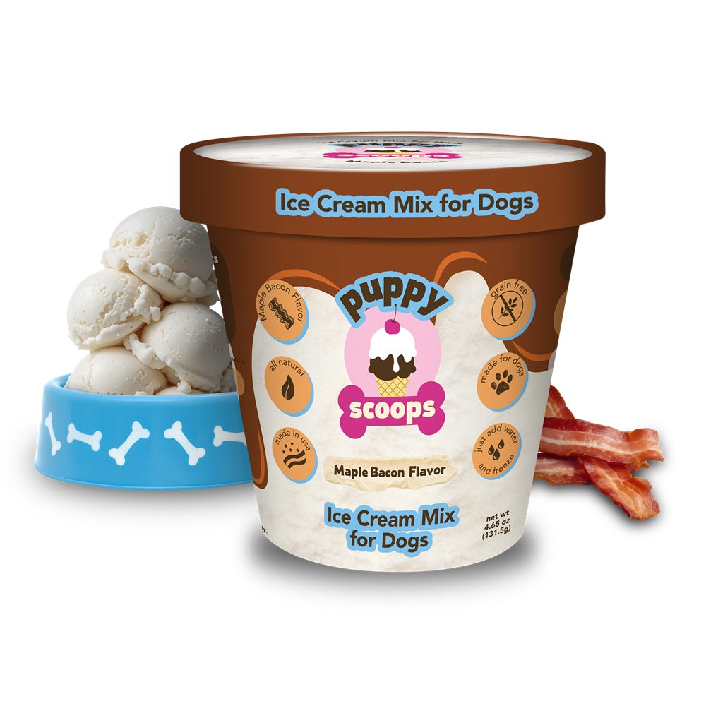 Maple Bacon Ice Cream Mix for Dogs Maple Bacon