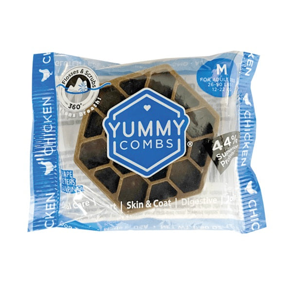 Dental Chew for Dogs - Yummy Combs Medium