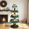 Christmas Cat Tree with 3 Platforms & Top Perch Default Title