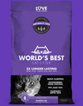 World's Best Lavender Scented Clumping Corn Cat Litter 28 Lbs