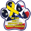 My Cat and I Support the Armed Services