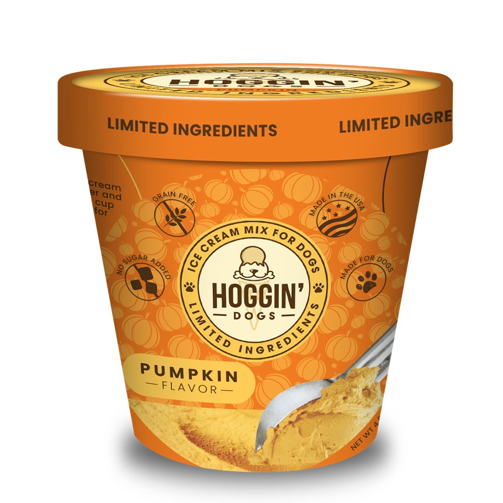 Pumpkin Hoggin' Dogs Ice Cream Mix Pumpkin