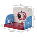 Anti-Spill Pet Feeding Tray with Splash Guard red