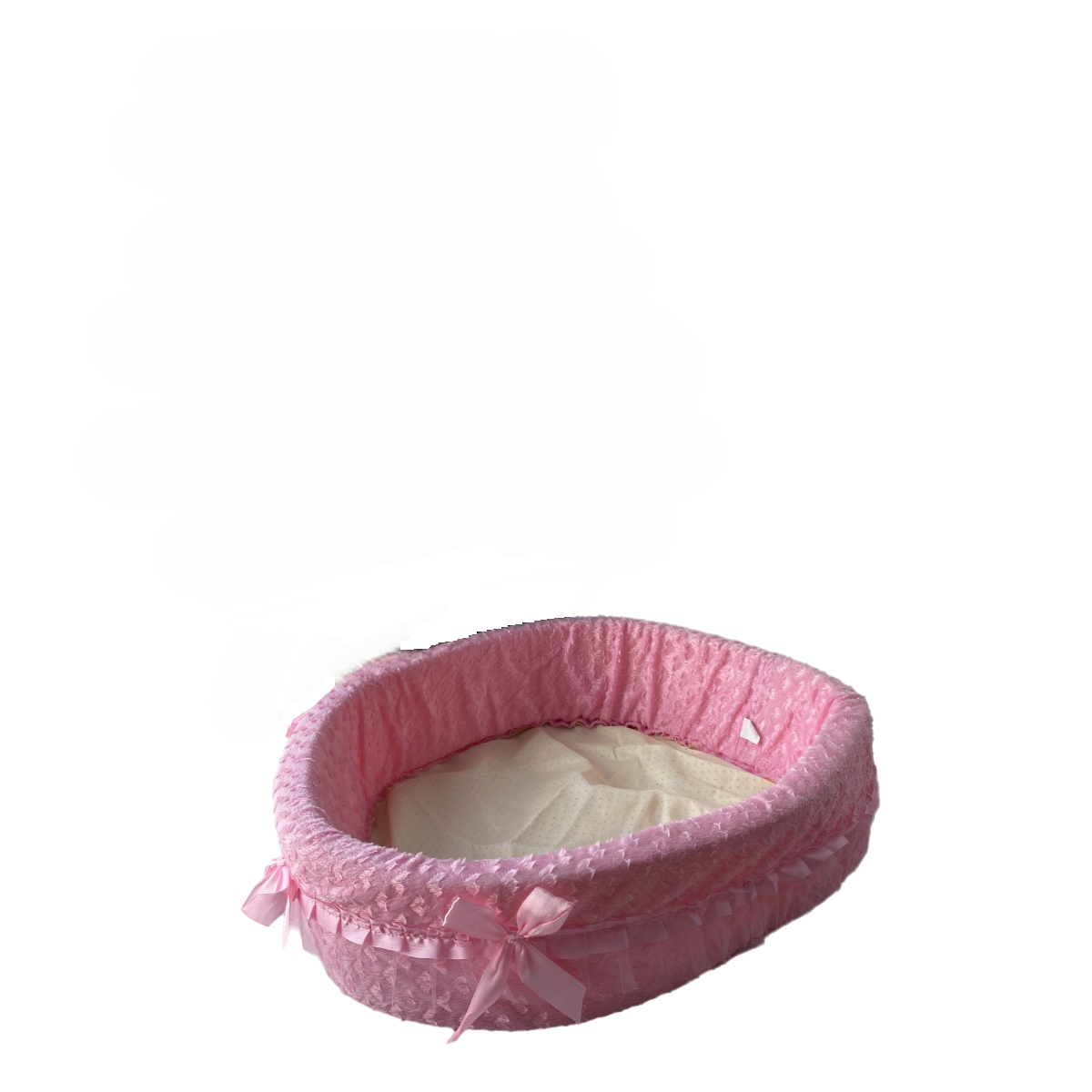 Pink Princess Plush Pet Bed