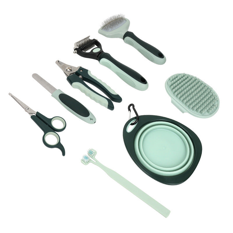 8-Piece Pet Grooming Kit for Dogs and Cats