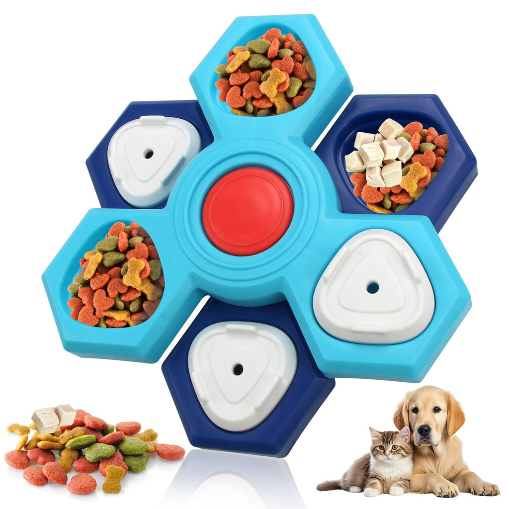 Hexagon Pet Puzzle Feeder Toy