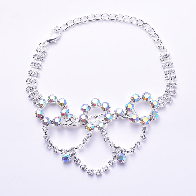 Crystal Rhinestone Pet Necklace Dog Accessories