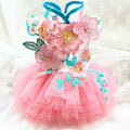 Peony Pavilion Silk Embroidery Pet Dress