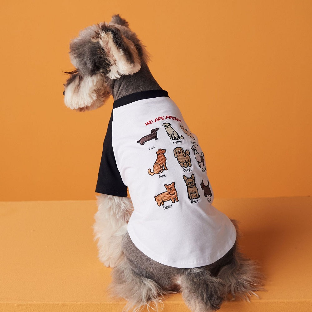 Best Friends Dog Tee For Pets Black