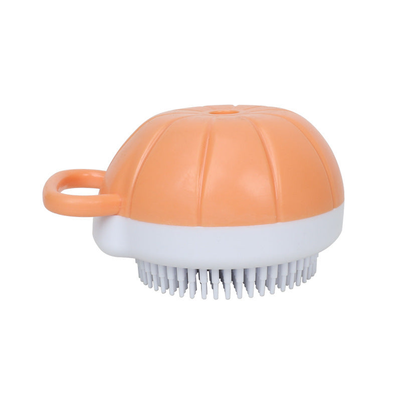 Pet Shampoo Dispensing Bath Brush