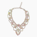 Iridescent Heart Pet Necklace Gift Box Set