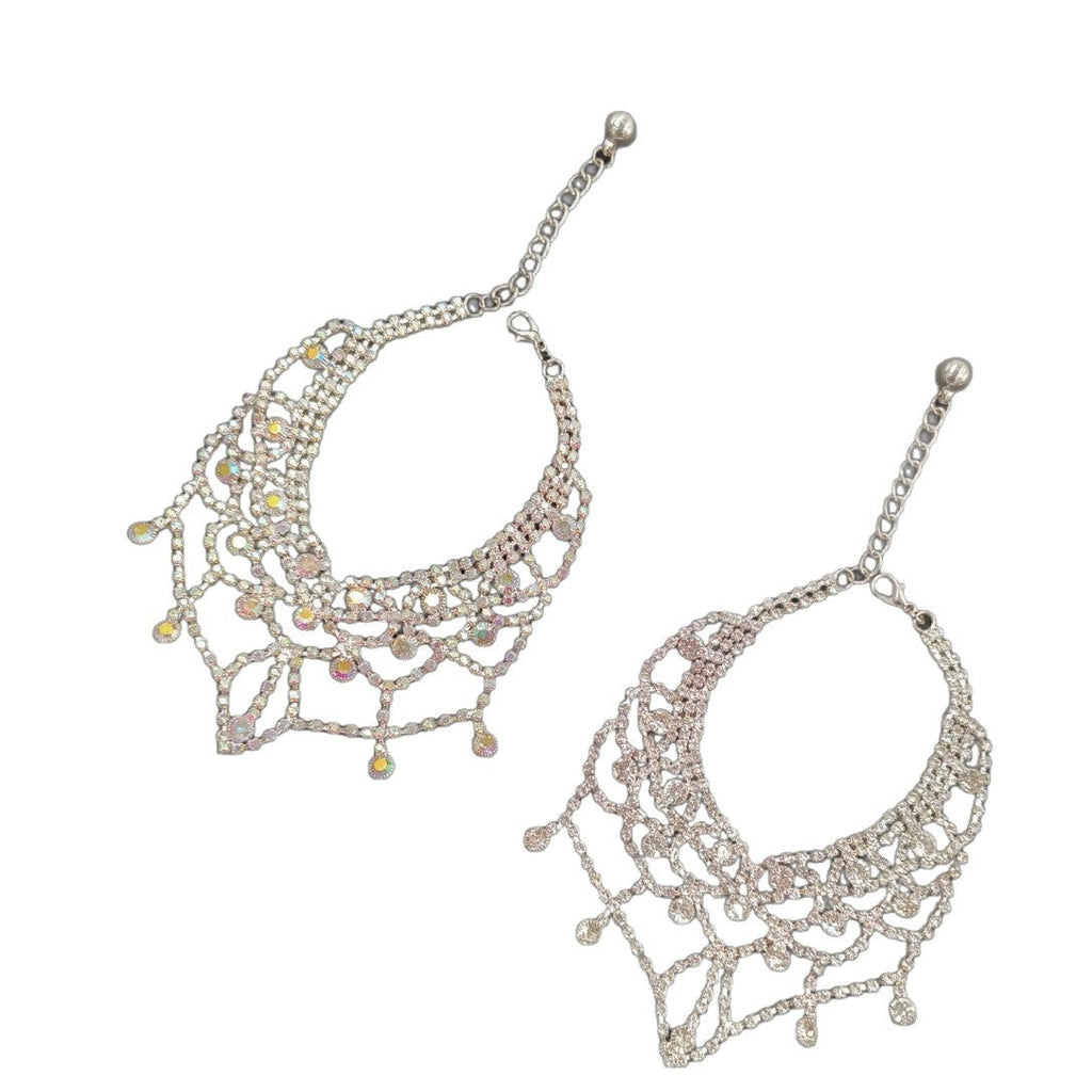 Silver Sparkle Pet Necklace Gift Box Set