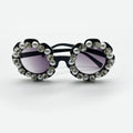Pearl Rhinestone Flower Pet Sunglasses – Luxury Fashion Dog Glasses