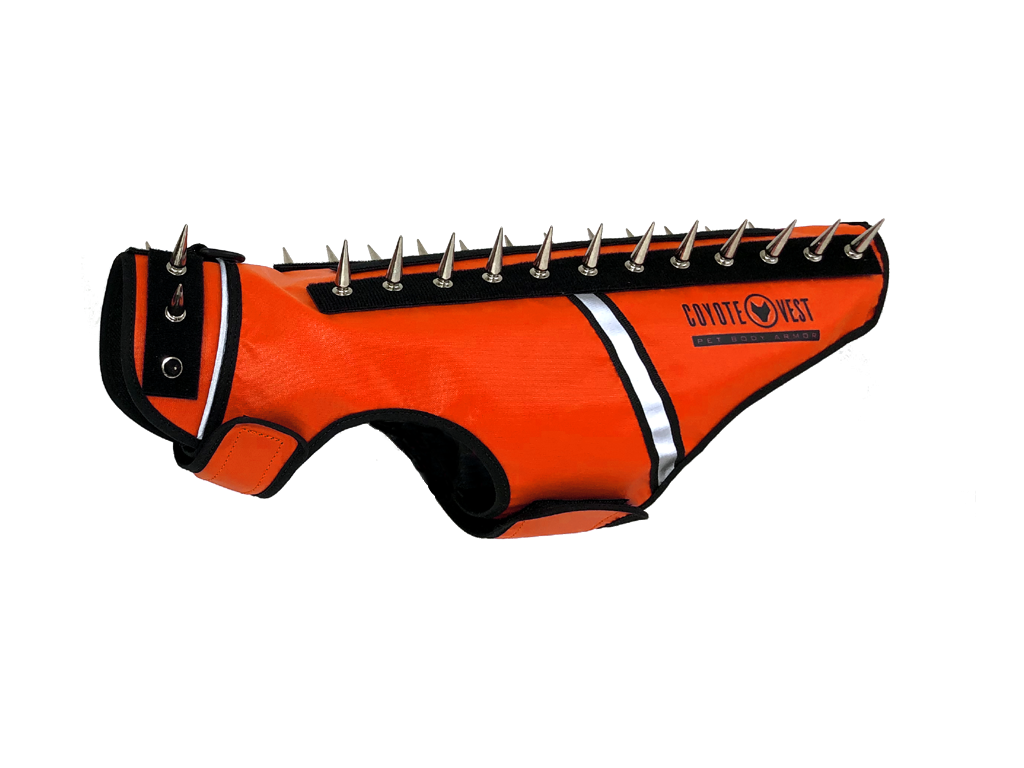 SpikeVest for Cats Medium Fluorescent Orange