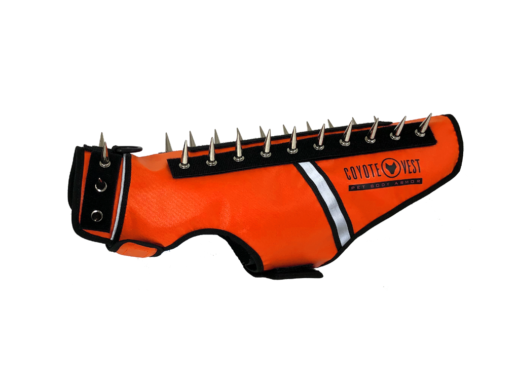 SpikeVest for Cats Small Fluorescent Orange