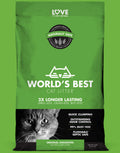 World's Best Unscented Clumping Corn Cat Litter 28 lbs