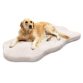 Orthopedic Dog Bed with Memory Foam Support for Large Dogs Beige