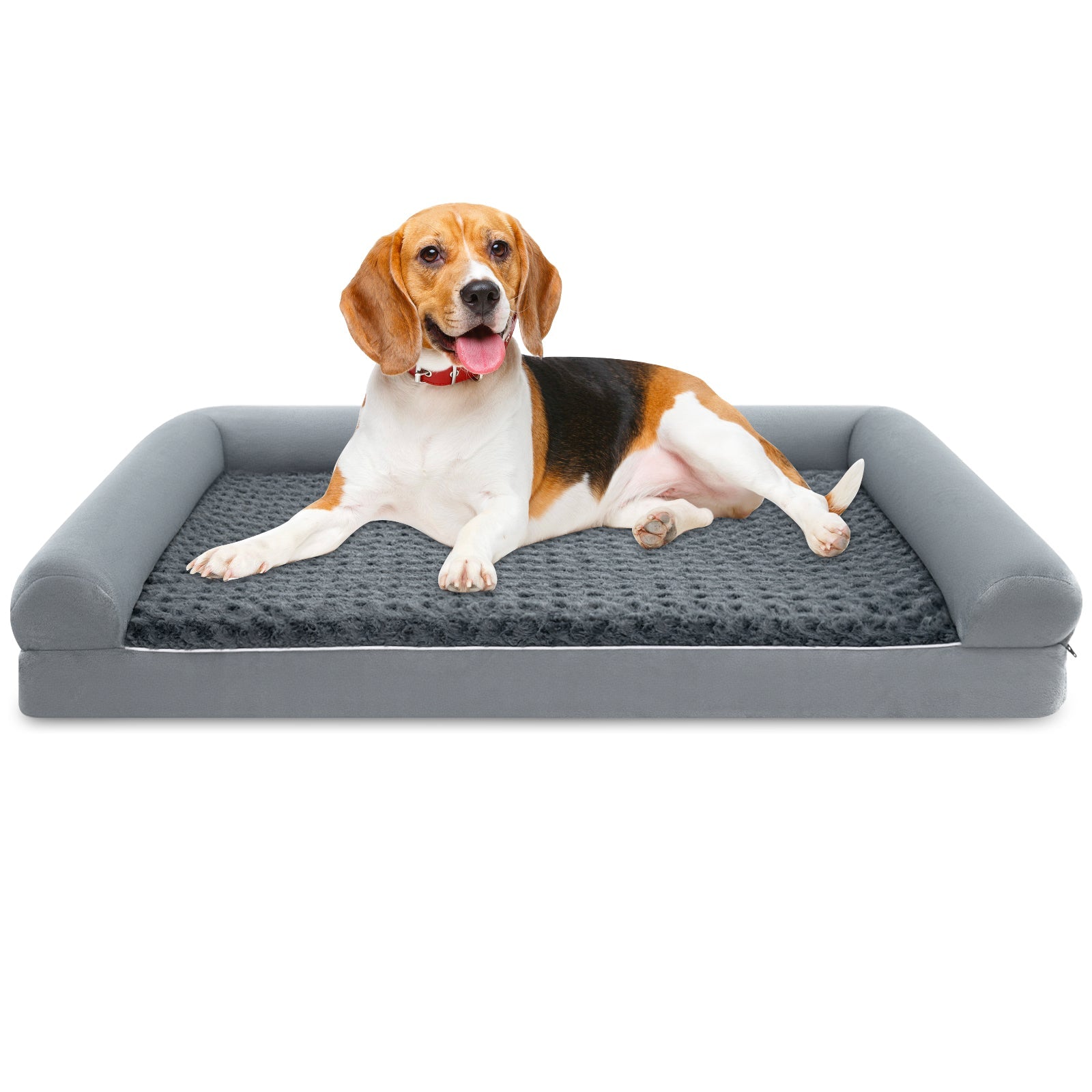 Orthopedic Foam Dog Bed Large Dog Sofa Couch with Removable Cover Default Title