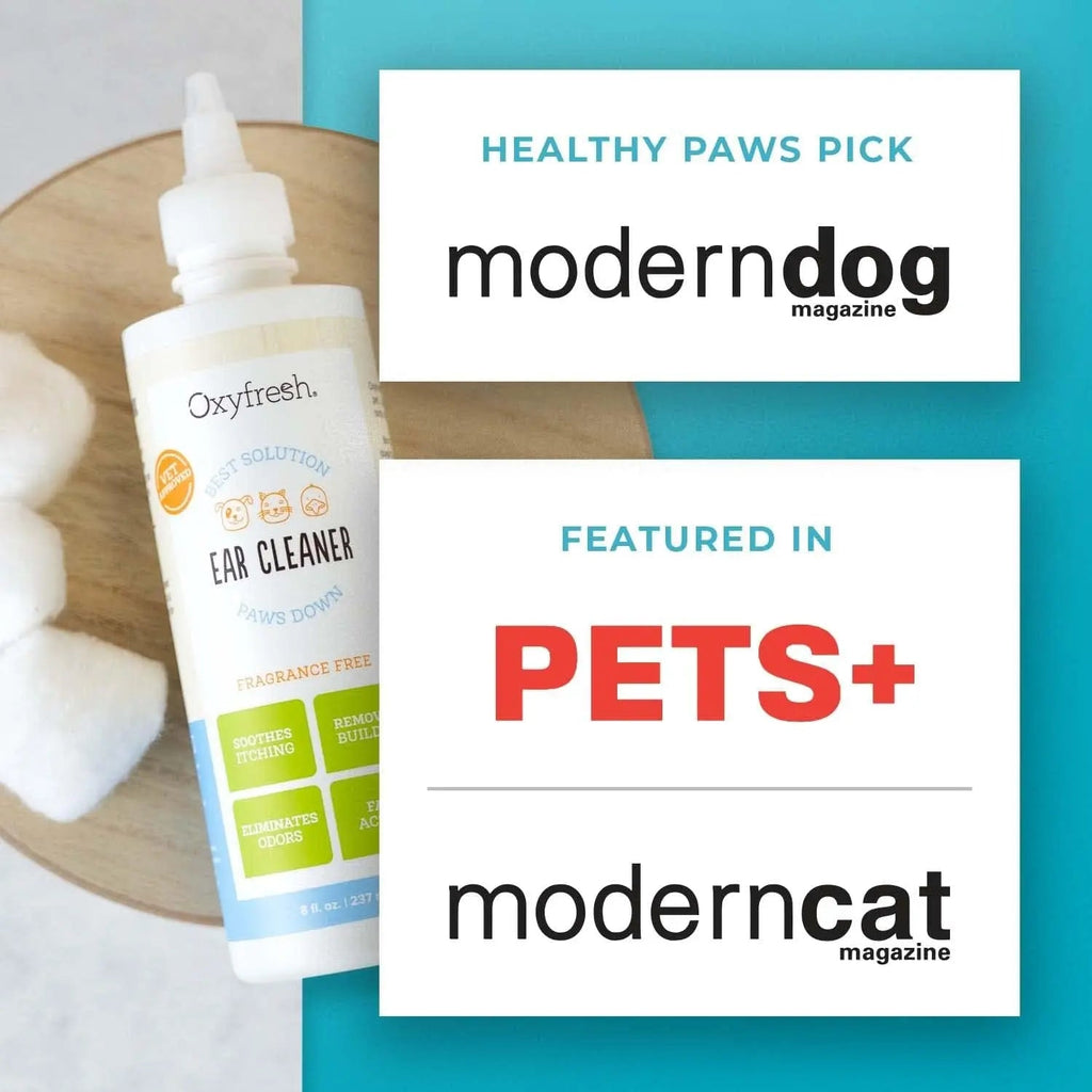 Oxyfresh Advanced Pet Ear Cleaner for Dogs & Cats Sting-Free 8 oz Default Title