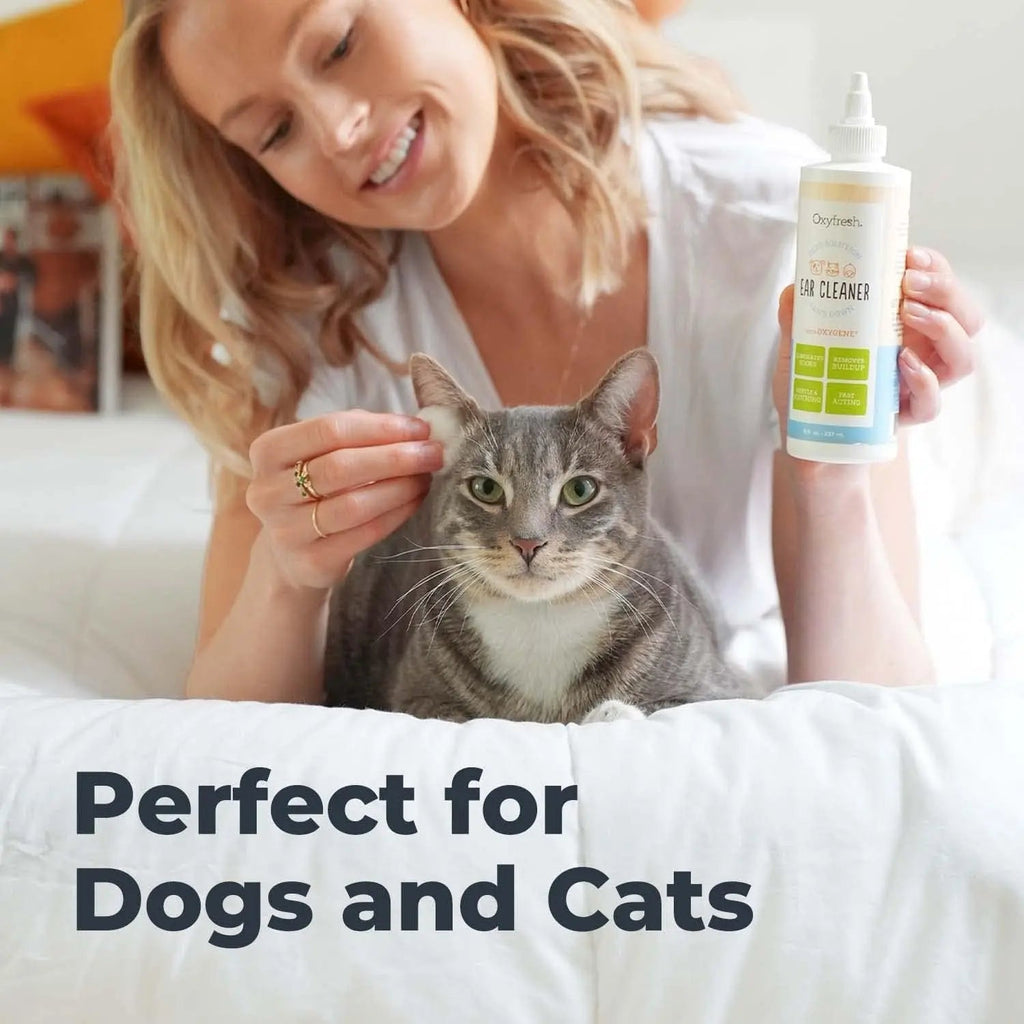 Oxyfresh Advanced Pet Ear Cleaner for Dogs & Cats Sting-Free 8 oz Default Title