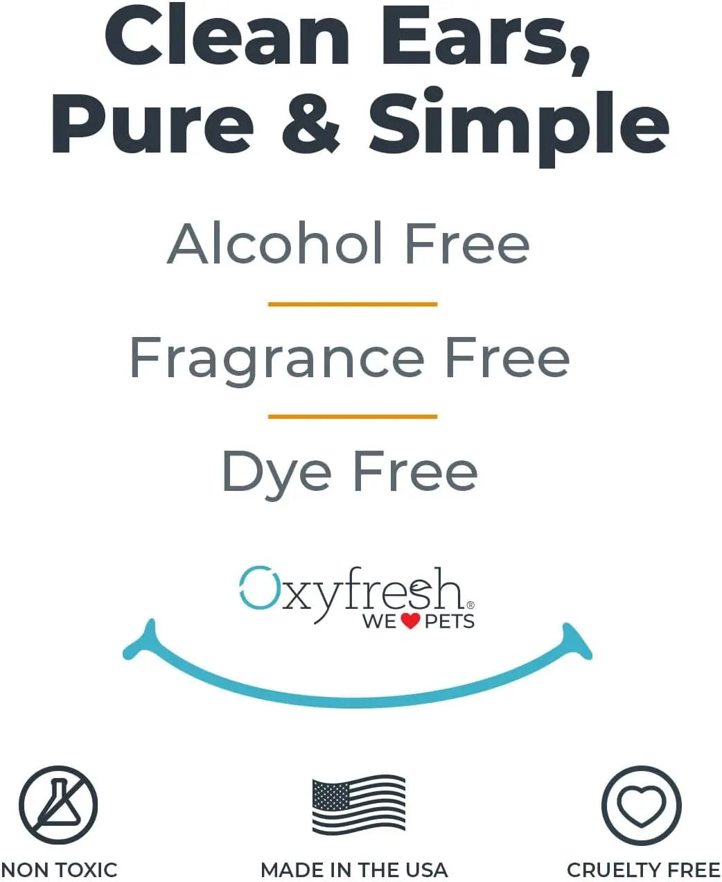 Oxyfresh Advanced Pet Ear Cleaner for Dogs & Cats Sting-Free 8 oz Default Title