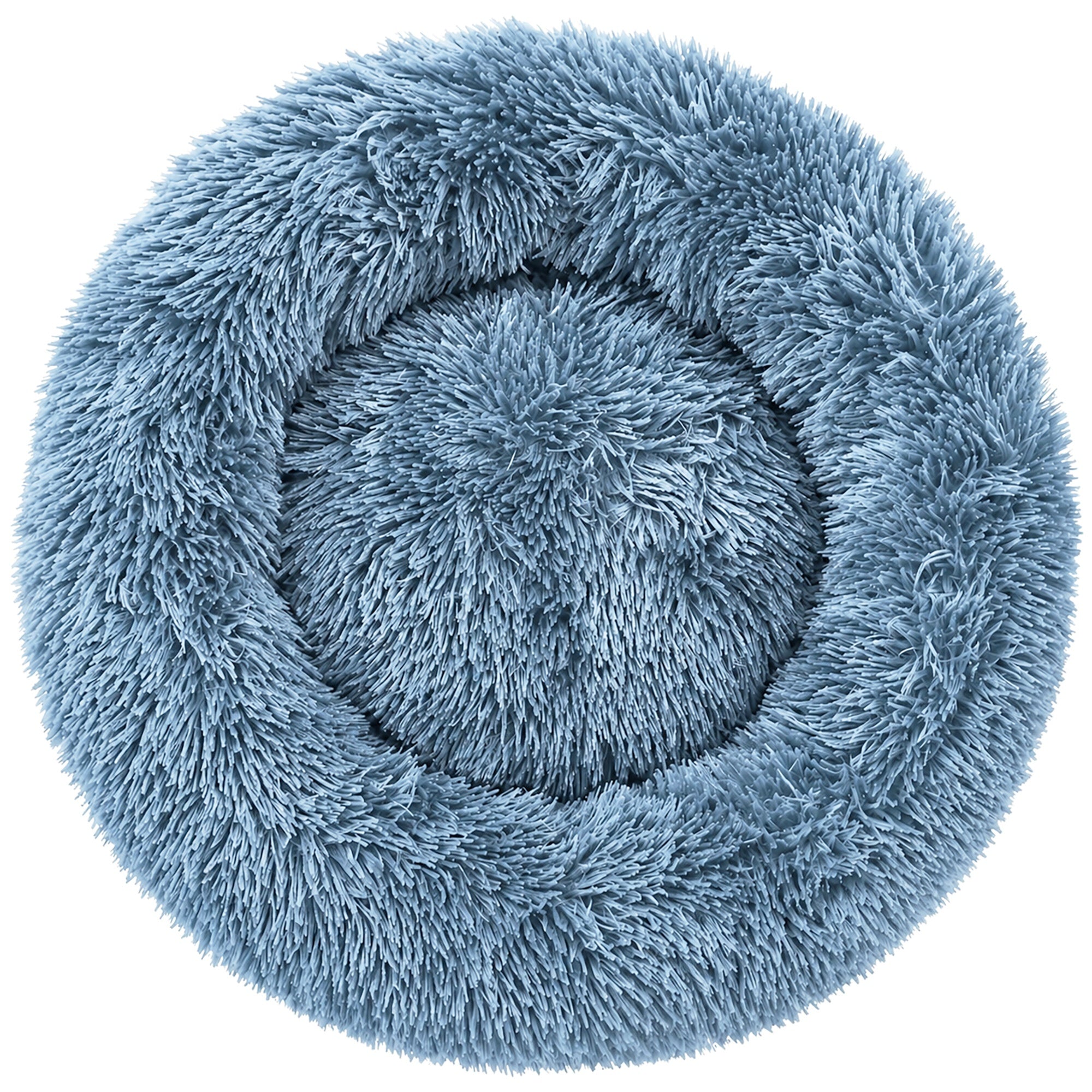 Pet Life ® 'Nestler' High-Grade Plush and Soft Rounded Pet Bed Blue