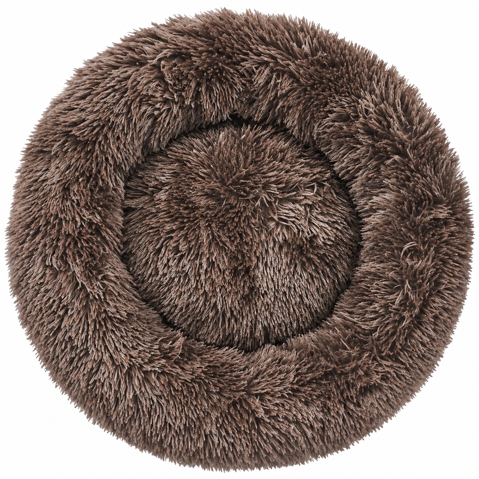 Pet Life ® 'Nestler' High-Grade Plush and Soft Rounded Pet Bed Brown