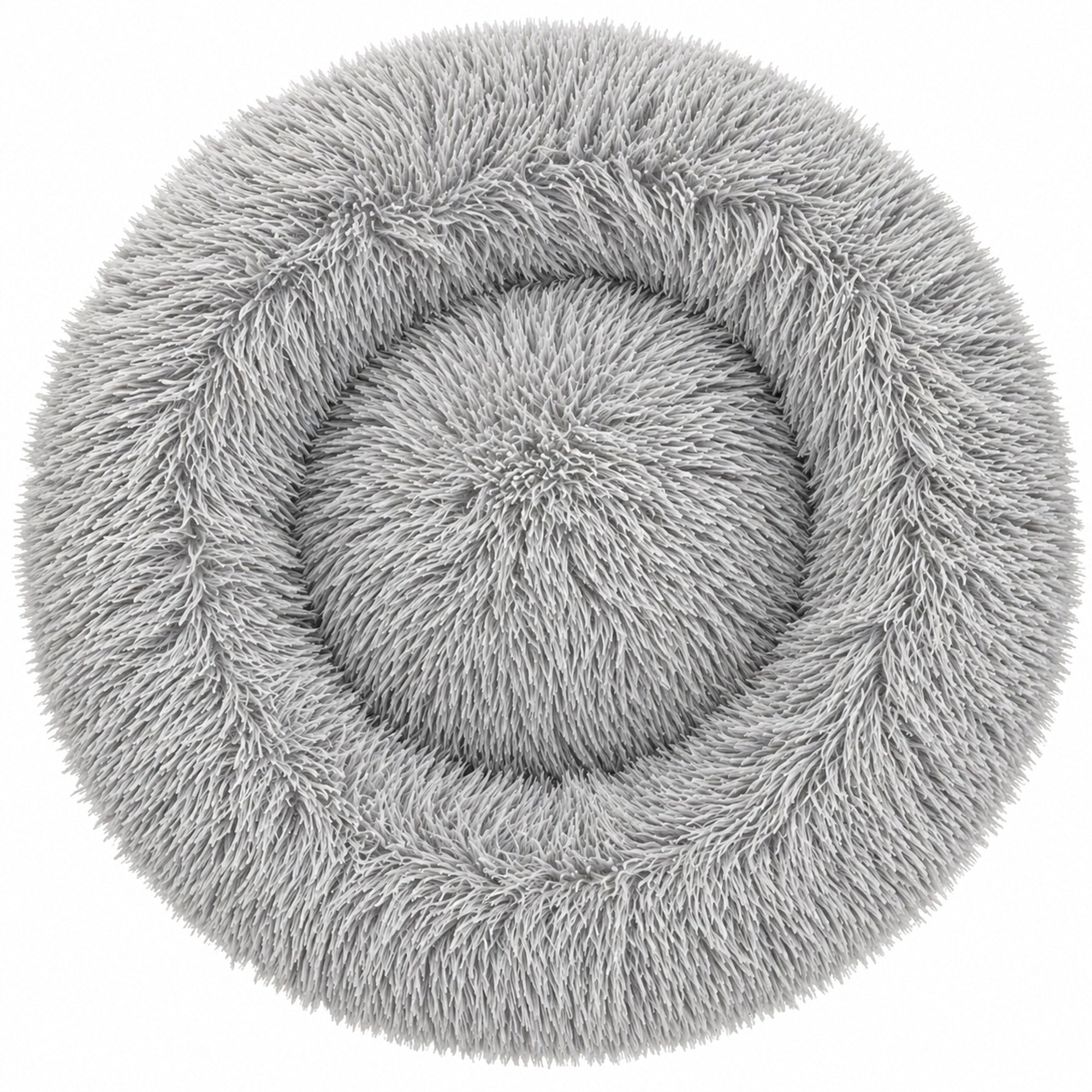 Pet Life ® 'Nestler' High-Grade Plush and Soft Rounded Pet Bed Gray