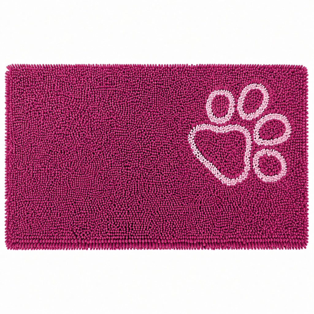 Pet Life ® 'Fuzzy' Quick-Drying Anti-Skid and Machine Washable Dog Mat