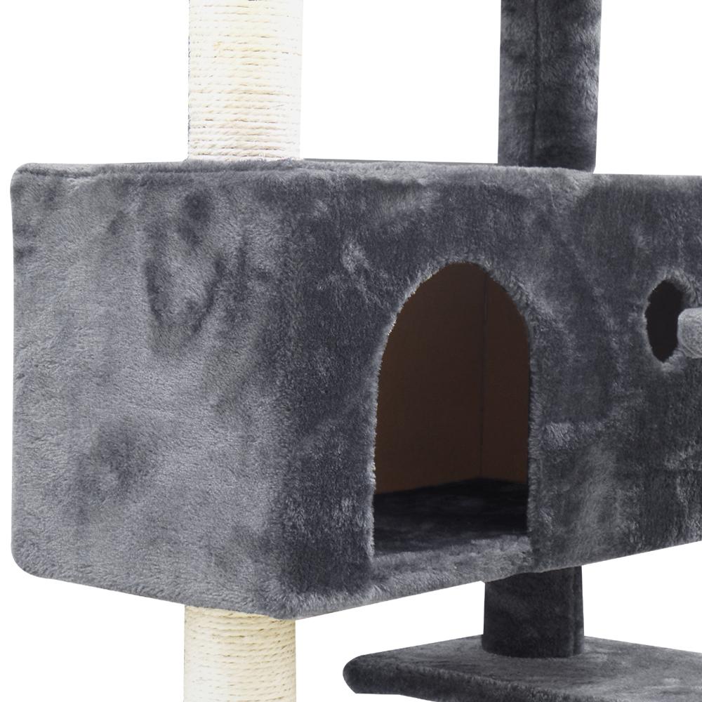 i.Pet Cat Tree 134cm Trees Scratching Post Scratcher Tower Condo House