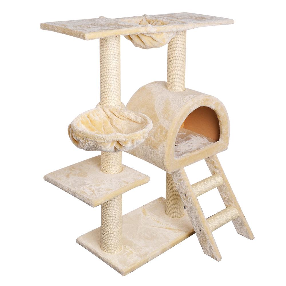 i.Pet Cat Tree 100cm Trees Scratching Post Scratcher Tower Condo House