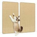 2 Piece Cat Scratcher Mat Set 32 x 20 Inch Natural Sisal Pads Default Title