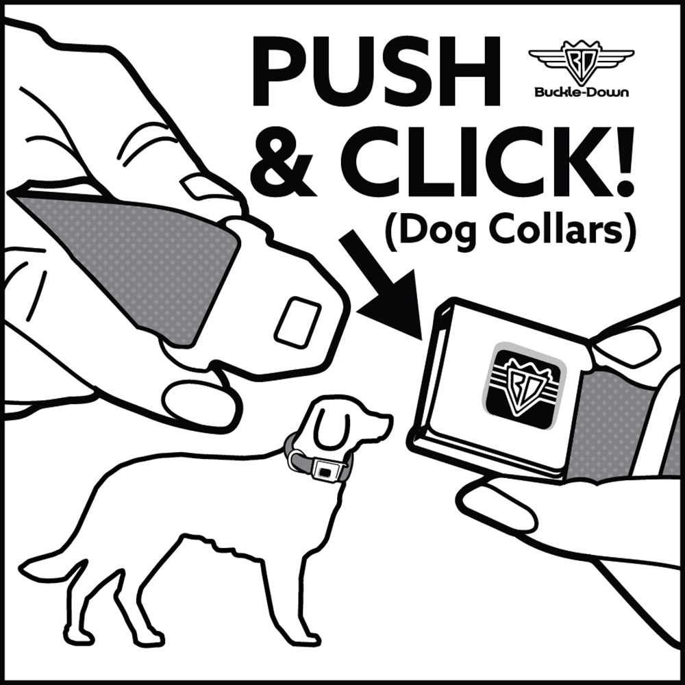 Dog Bone Seatbelt Buckle Collar - Snake Skin 2