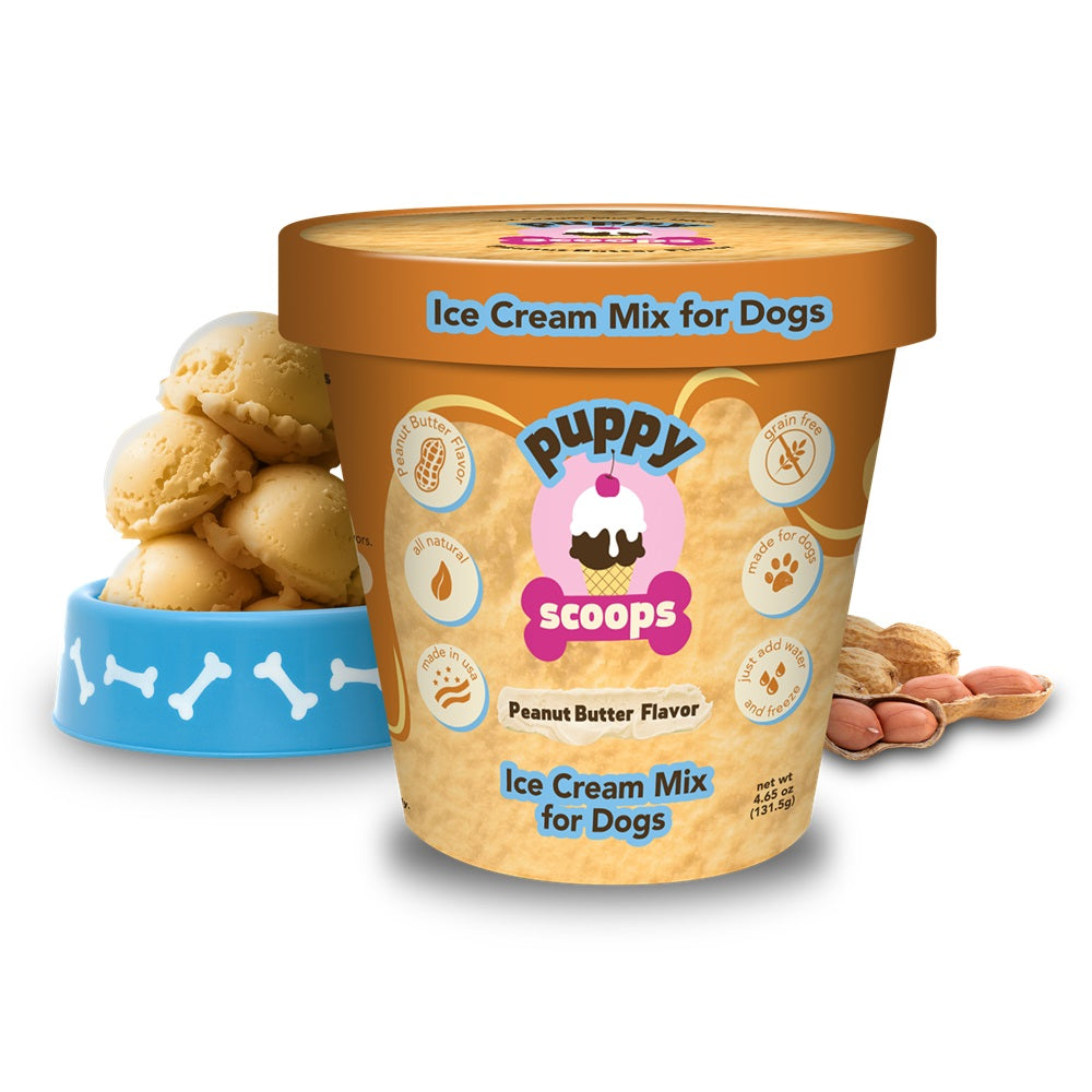 Peanut Butter Ice Cream Mix for Dogs Peanut Butter
