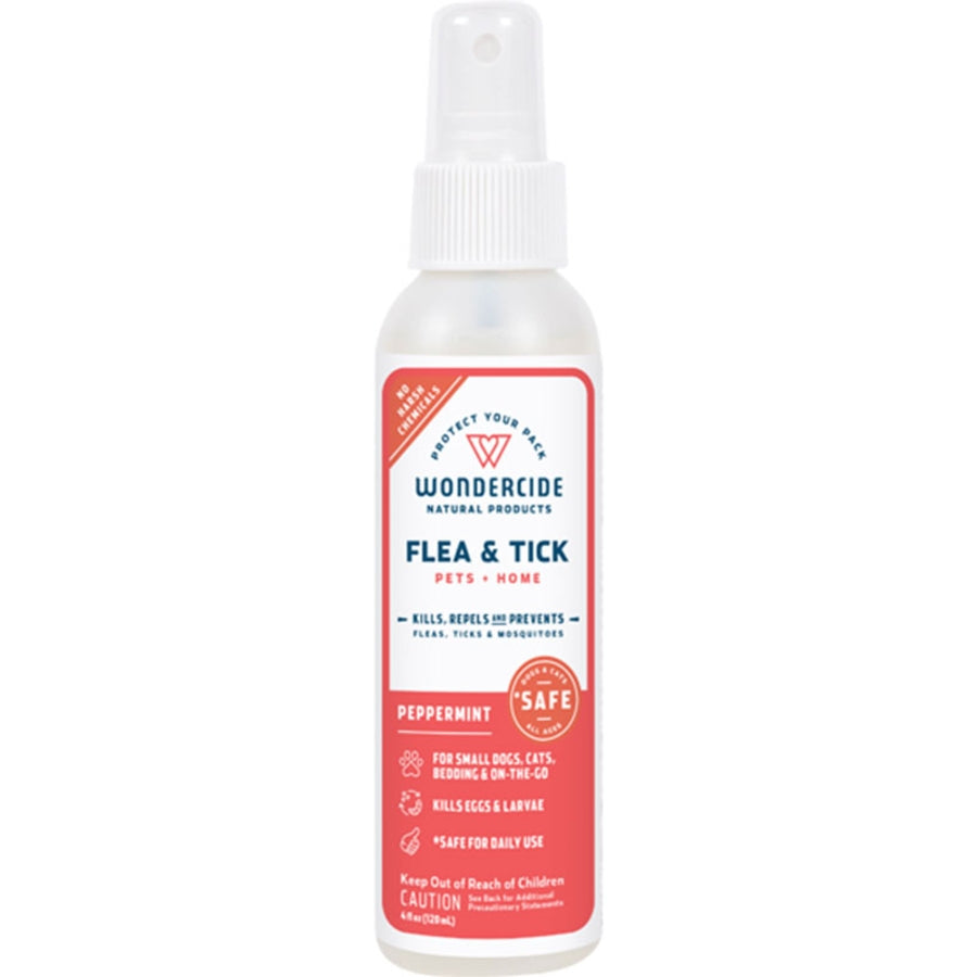 Wondercide Peppermint Natural Flea & Tick Spray for Pets & Home 4 oz