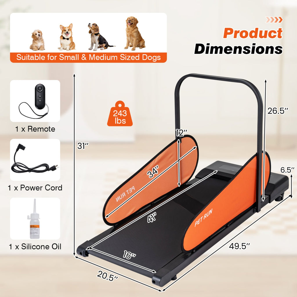 Dog Treadmill with LED Display & Adjustable Speed